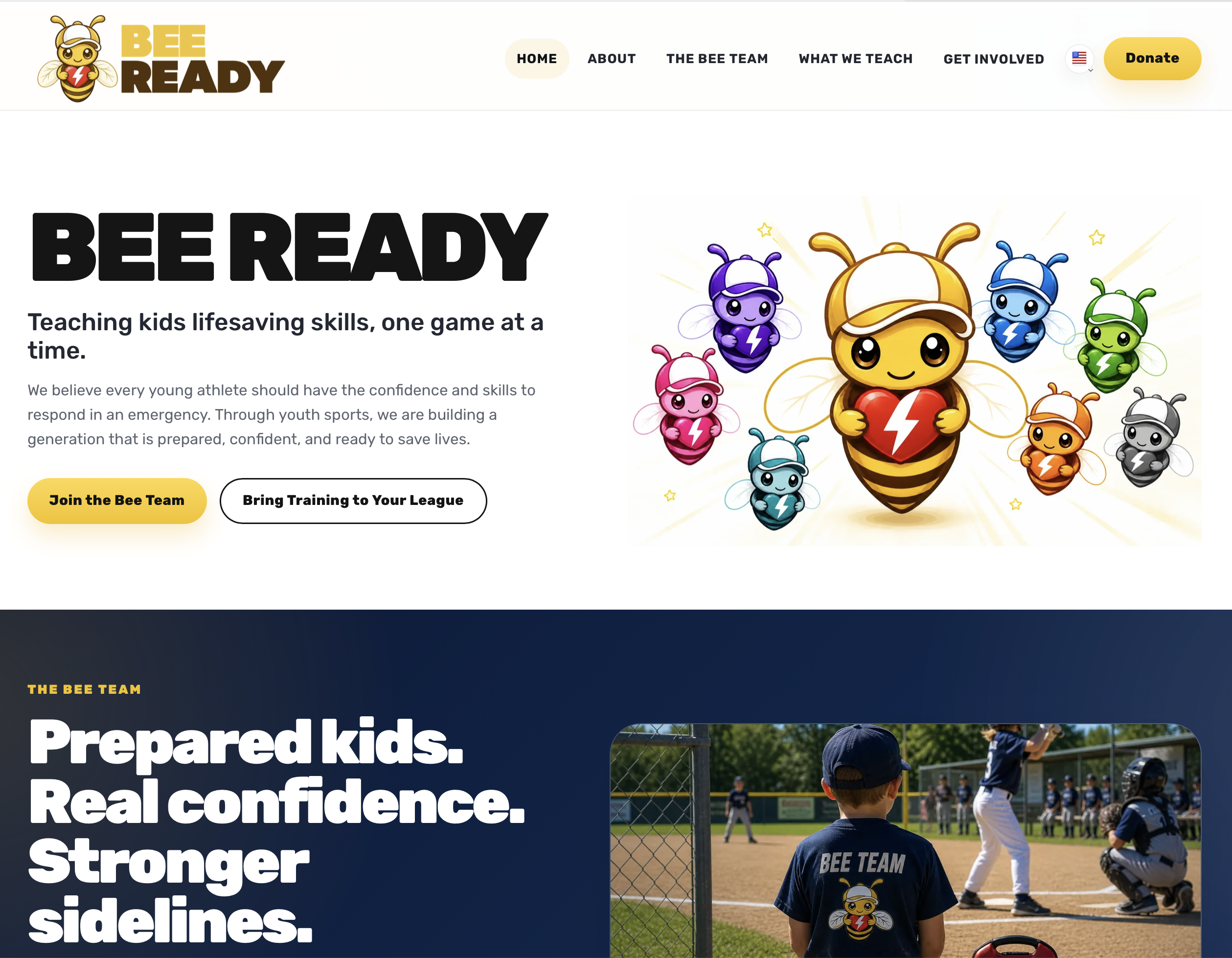Bee Ready — youth sports CPR and AED training